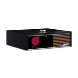RuarkAudio R610 Music Console Satin charcoal angled front top