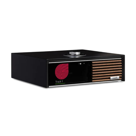 RuarkAudio R610 Music Console Satin charcoal angled front top
