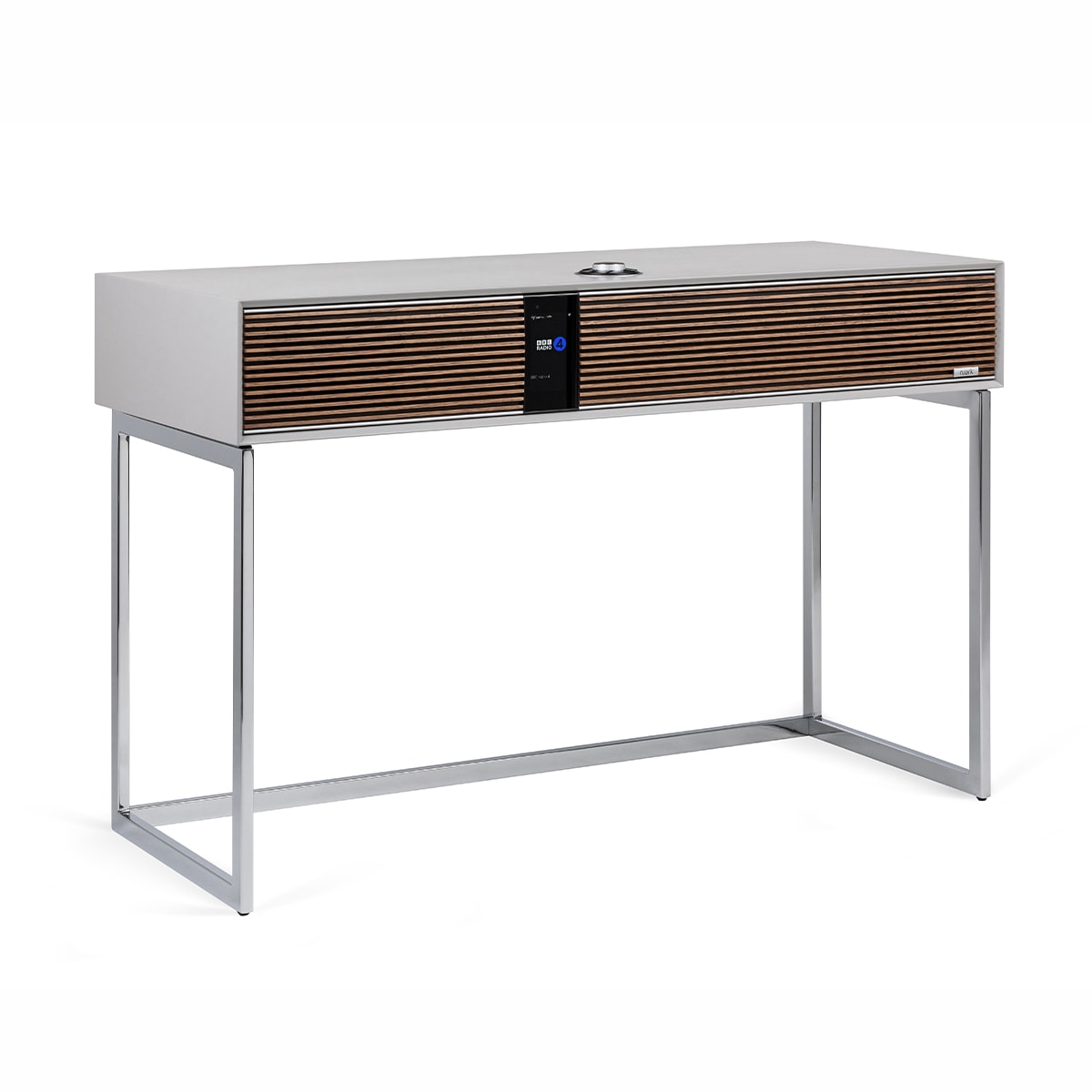 Ruark Audio R810 High Fidelity Radiogram Soft Grey three-quarter view