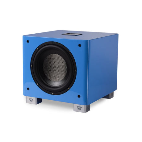 REL T/9x Special Edition Subwoofer French Racing Blue front perspective