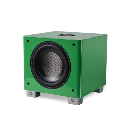 REL T/9x Special Edition Subwoofer Green With Envy front perspective