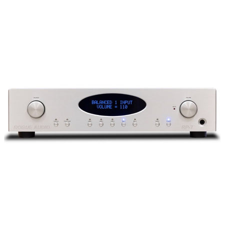 Rogue Audio RP-7 Preamplifier silver front
