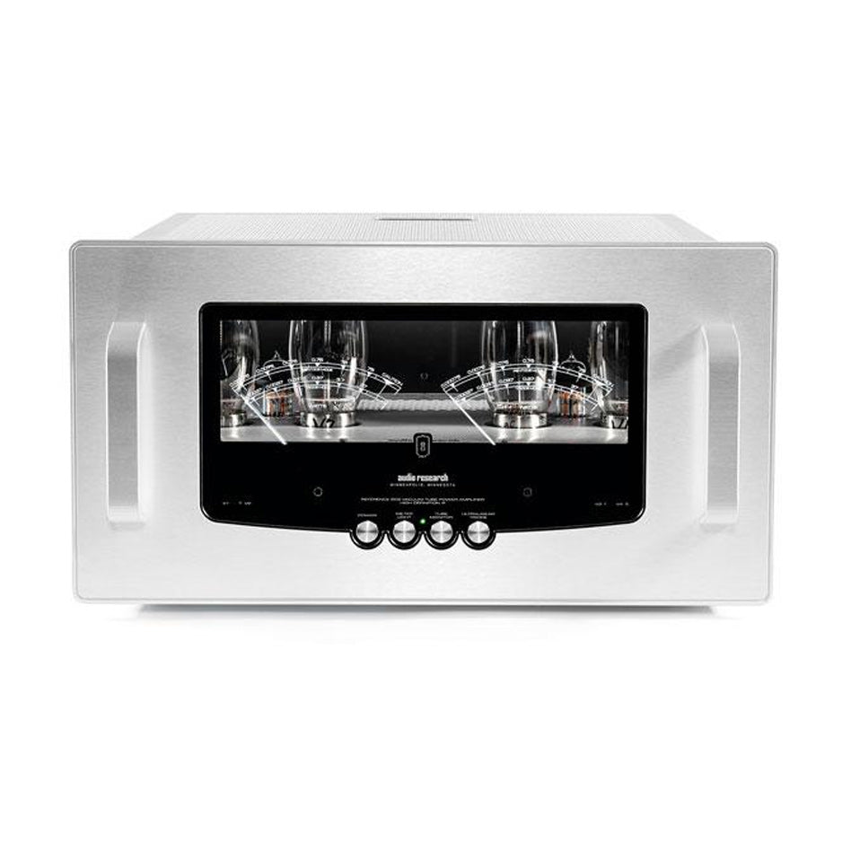 Audio Research Reference 80S Stereo Power Amplifier silver front