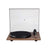 Rega Planar 1 Walnut Effect - Front view with dustcover up