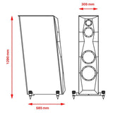 Alare Remiga 1 Diamond Floorstanding Speakers dimension