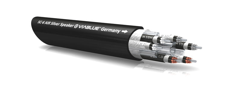 Viablue SC-6 Air Silver Series cable internals