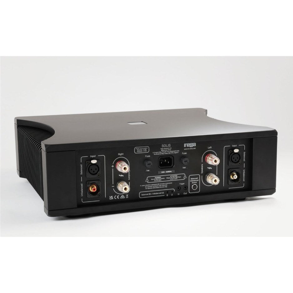 Rega Solis Power Amplifier rear
