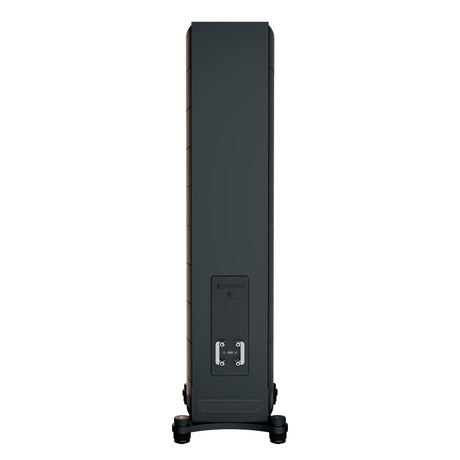 Perlisten S7t Black Edition floorstanding speaker rear view binding posts white background