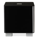 REL T/5x Subwoofer piano black front 