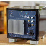 REL T/5x Subwoofer piano black rear