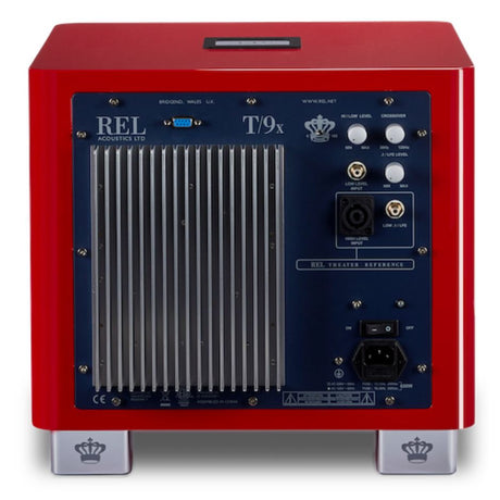 REL T/9x Special Edition Subwoofer Italian Racing Red  back