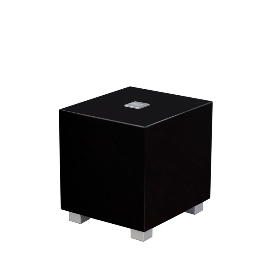 REL Tzero MKIII Subwoofer piano black front perspective