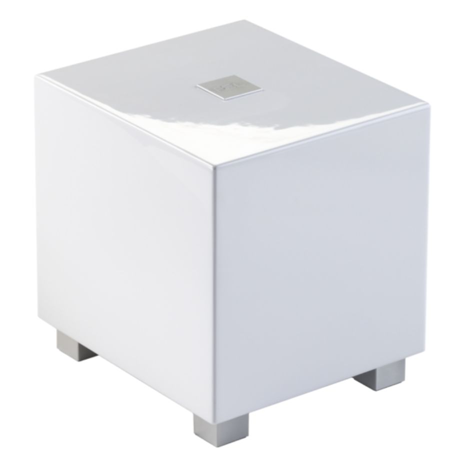 REL Tzero MKIII Subwoofer gloss white perspective