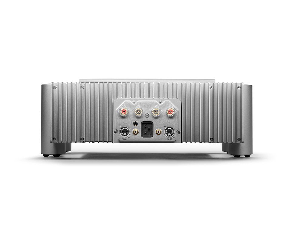 Chord Electronics Ultima 5 stereo power amplifier rear panel silver