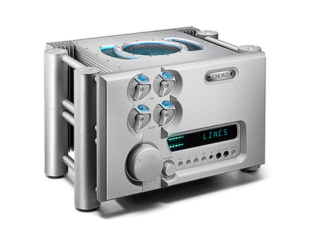 Chord Electronics Ultima Pre reference preamplifier angled view silver