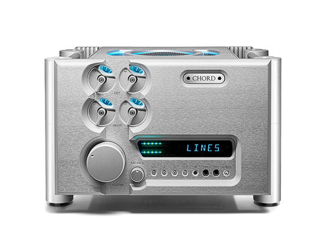 Chord Electronics Ultima Pre reference preamplifier front view silver