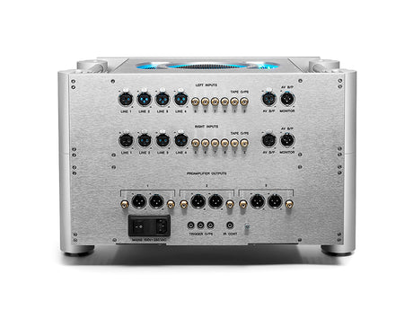 Chord Electronics Ultima Pre reference preamplifier rear panel silver