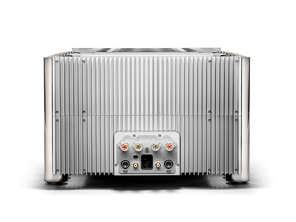 Chord Electronics Ultima reference mono power amplifier rear panel silver