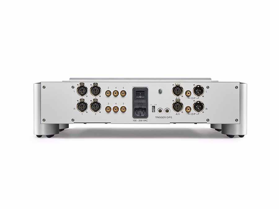 Chord Electronics Ultima Pre 3 preamplifier rear panel silver