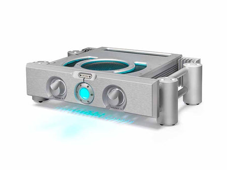 Chord Electronics Ultima Pre 3 preamplifier angled view silver