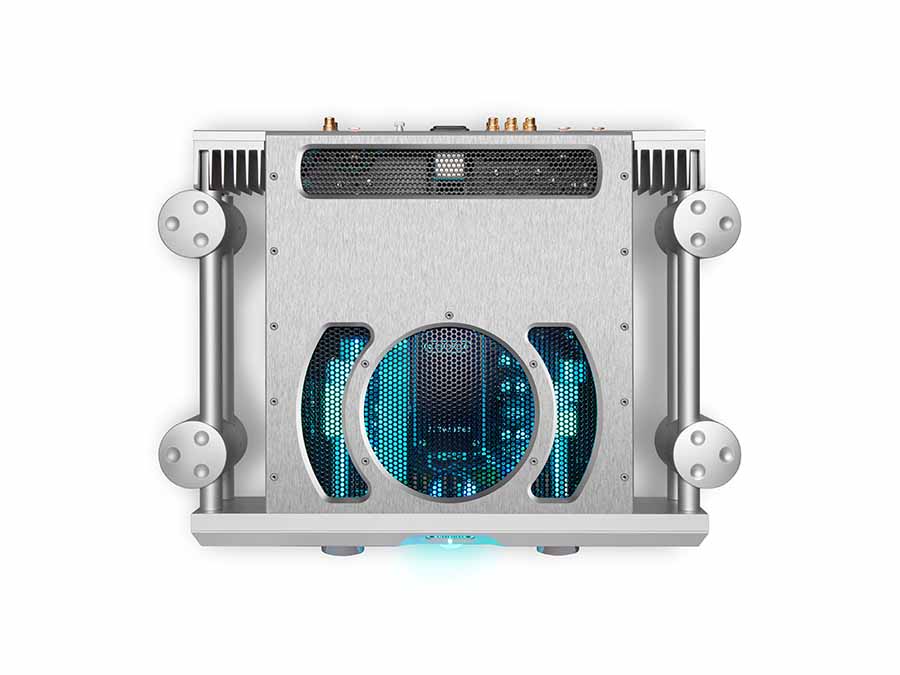 Chord Electronics Ultima Pre 3 preamplifier top view silver