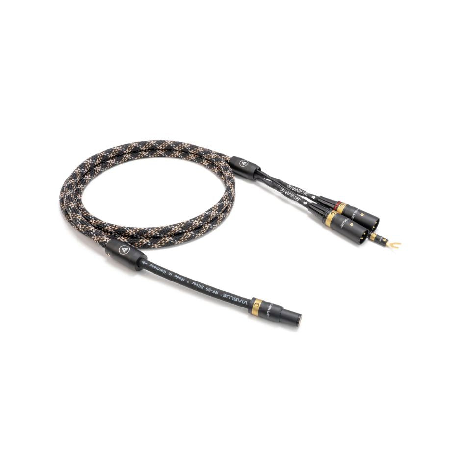 Viablue NF-S5 Phono Cable 5-pin DIN to T8 XLR with ground 