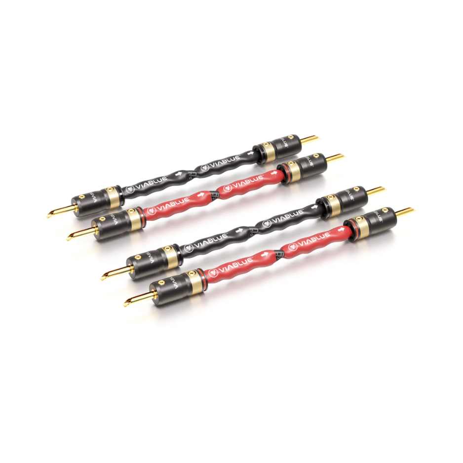 Viablue SC-4 Speaker Cable Jumper Bridges T8 Banana to Banana