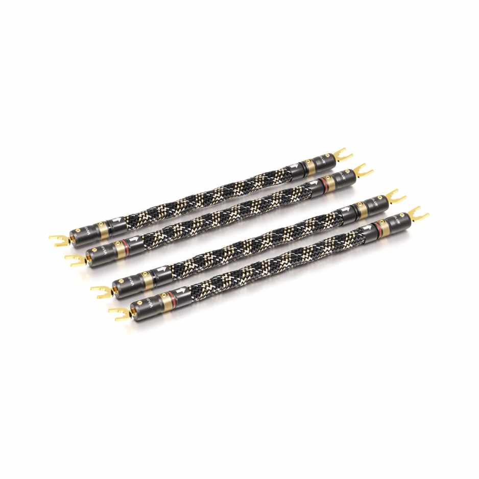 Viablue SC-6 Air Speaker Cable Jumper Bridges T8 Spade to Spade