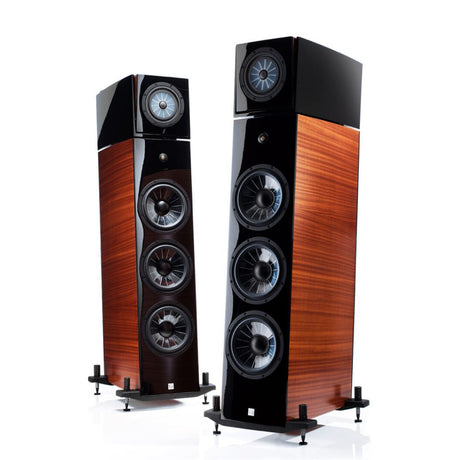 Vienna Acoustics The Music Flagship Floorstanding Speaker in sapele color