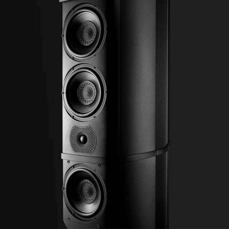 Wilson Benesch Eminence Textured Tactic 3.0 Drivers and fibonacci tweeter close up