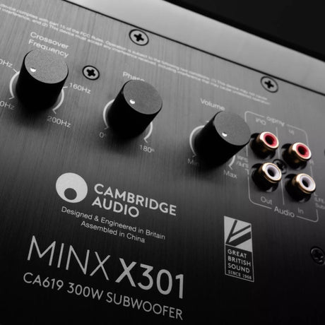 Cambridge Audio MINX X301 300W Subwoofer black detail