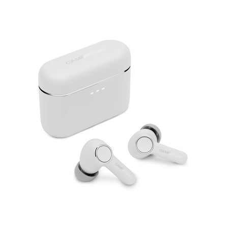 Cambridge Audio Melomania A100 wireless earbuds in white with aptX Lossless