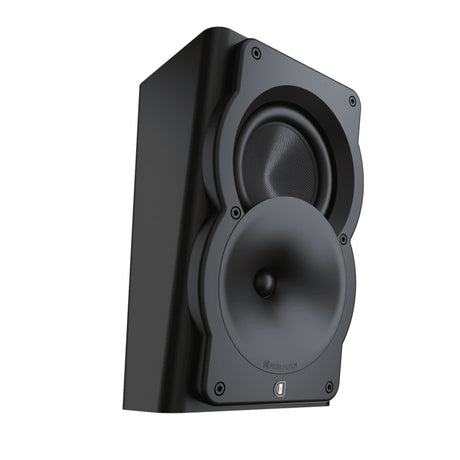 Perlisten A2s Surround Speaker wall-mounted angle showing drivers
