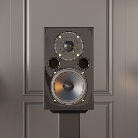 Acoustic Energy AE1 40th Anniversary speaker in Piano Black - part of Mike's ,500 HiFi System