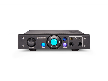 Chord Electronics Alto professional headphone and speaker amplifier, front view