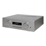 AVM Ovation CS 8.3 S Streaming CD Receiver, Silver, three-quarter view facing left