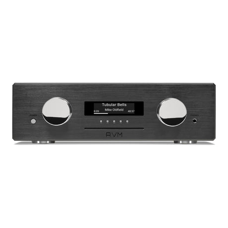 AVM Ovation CS 8.3 S Streaming CD Receiver, Black, front view