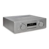 AVM Ovation CS 8.3 S Streaming CD Receiver, Silver, three-quarter view facing right