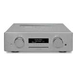 AVM Ovation CS 8.3 S Streaming CD Receiver, Silver, elevated front view