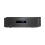 AVM Ovation MA 6.3 Mono Power Amplifiers, Black, front view of the pair