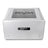AVM Ovation MA 8.3 S Mono Power Amplifier, Silver, elevated front view