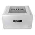 AVM Ovation MA 8.3 S Mono Power Amplifier, Silver, elevated front view