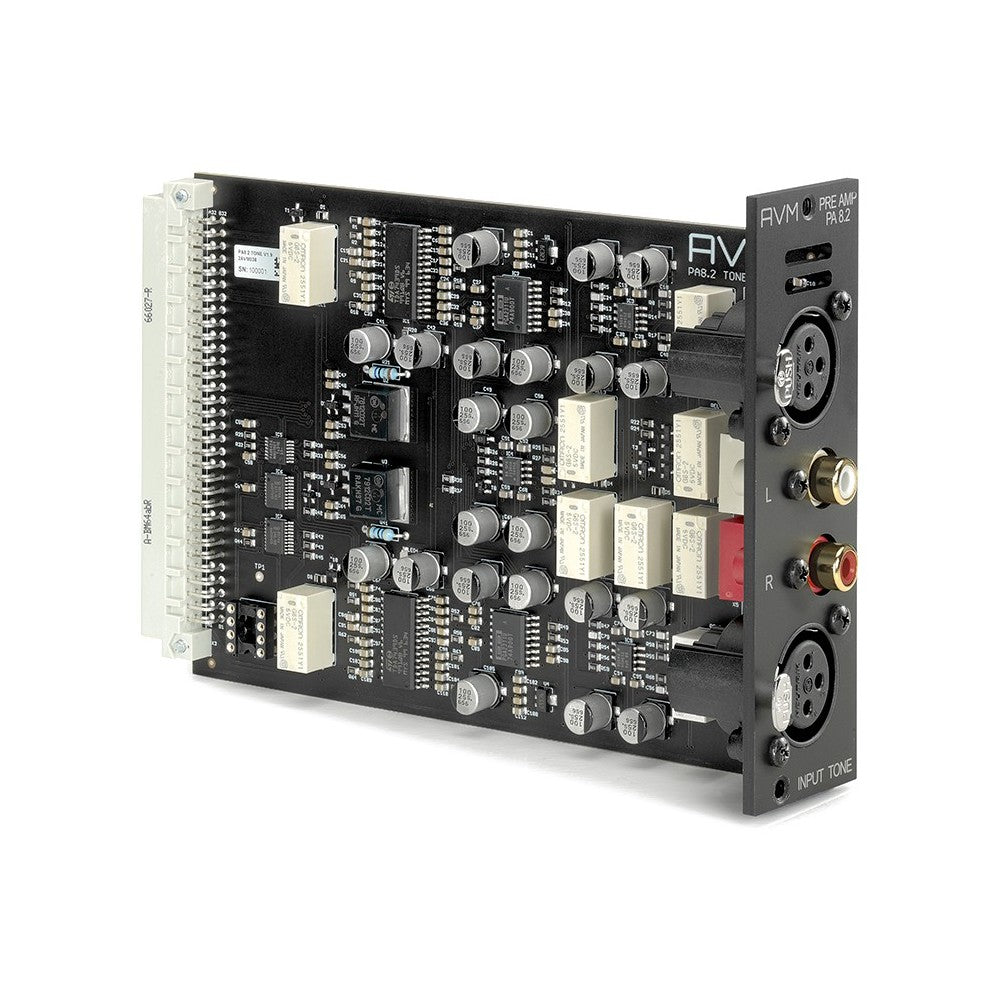 AVM Ovation PA 8.3 Tone Control Module, plug-in card, three-quarter view