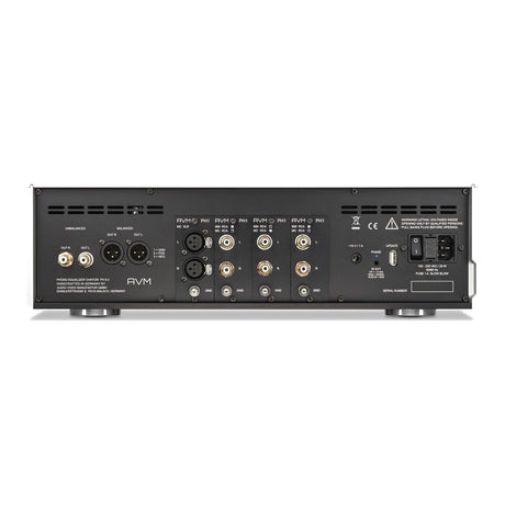 AVM Ovation PH 8.3 MM Phono Module, PH 8.3 rear panel with four input cards installed