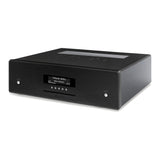 AVM Ovation MP 8.3 S Streaming Media Player, Black, three-quarter view facing left