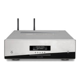 AVM Ovation MP 8.3 S Streaming Media Player, Cellini chrome, elevated front view