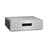 AVM Ovation SA 6.3 Stereo Power Amplifier, Silver, three-quarter view facing right