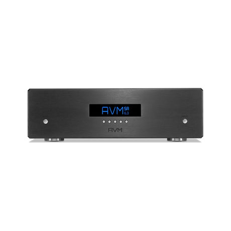 AVM Ovation SA 6.3 Stereo Power Amplifier, Black, front view