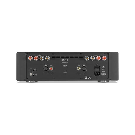 AVM Ovation SA 6.3 Stereo Power Amplifier, Black, rear connection panel