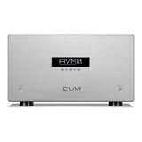 AVM Ovation SA 8.3 Lite Stereo Power Amplifier, Silver, front view